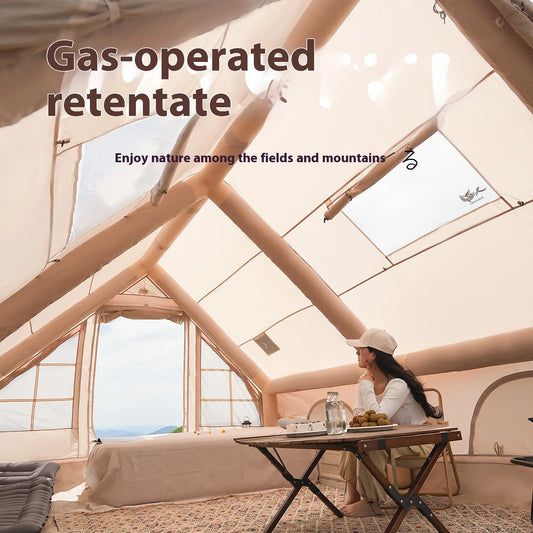 Luxury Inflatable Tents With Stove Plug,