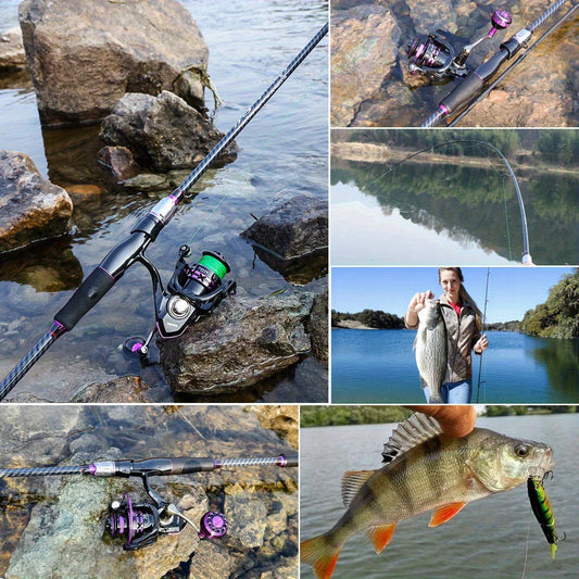 Telescopic Fast Action Carbon Fiber Fishing Rod