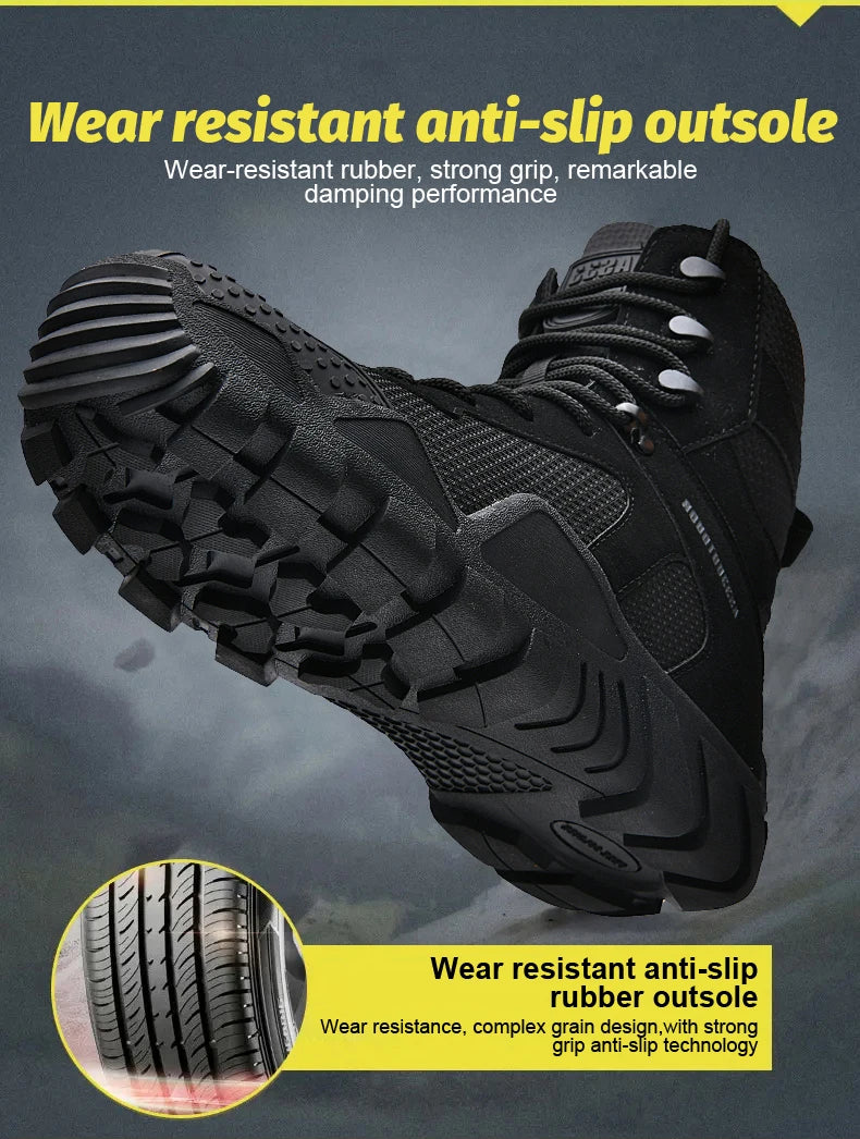 Men's Lightweight Durable Waterproof Hiking Boots