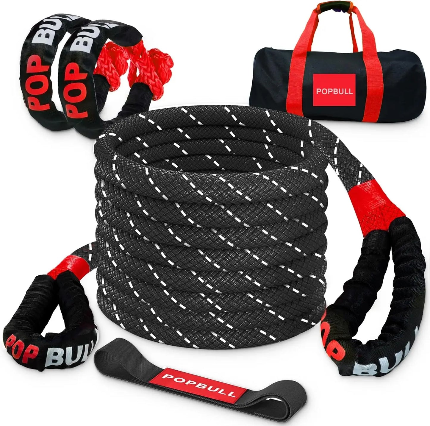 Heavy Duty 1in x 30ft Kinetic Recovery Rope,