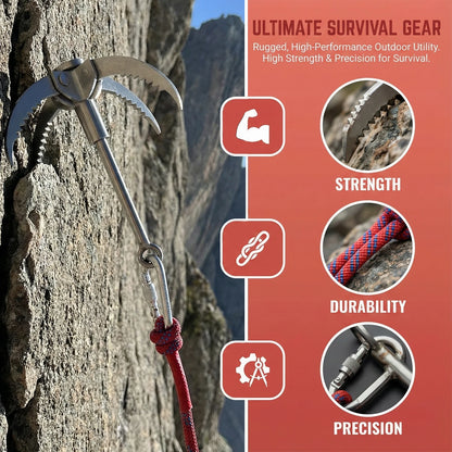 Grappling Hooks with 20M Auxiliary Rope
