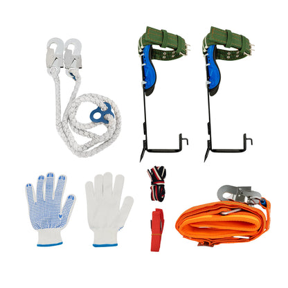 Tree Climbing Spikes Kit with Safety Belt Harness