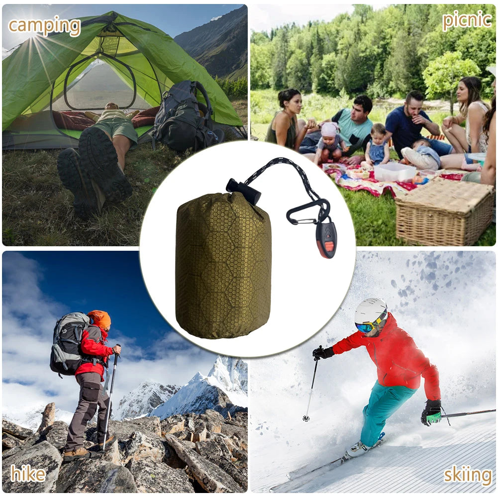 Waterproof Thermal Emergency Sleeping Bag Survival Blanket