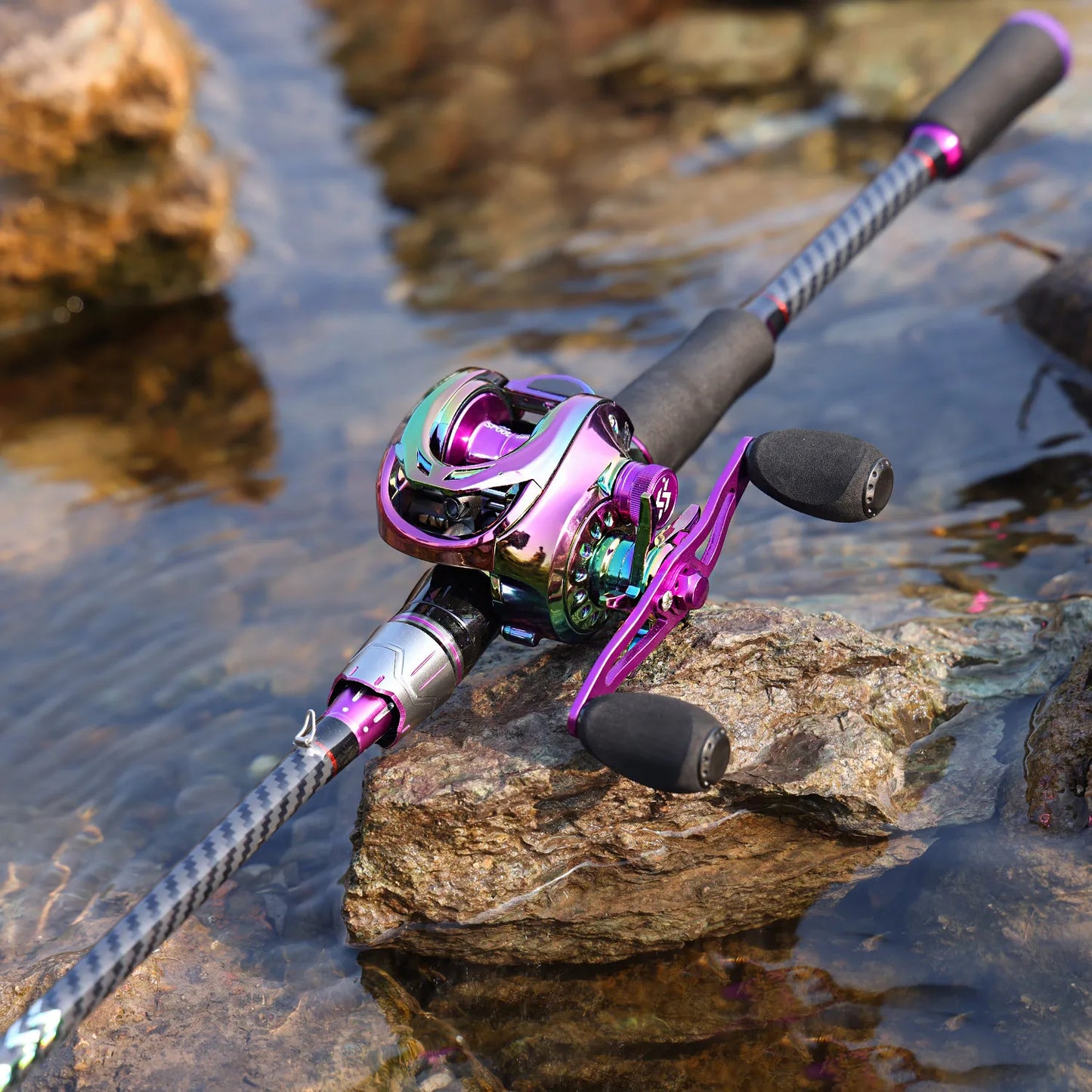Telescopic Fast Action Carbon Fiber Fishing Rod