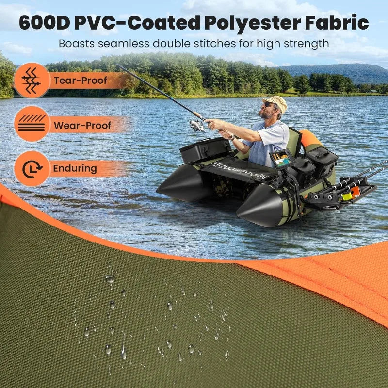 Inflatable Fishing Float Tube