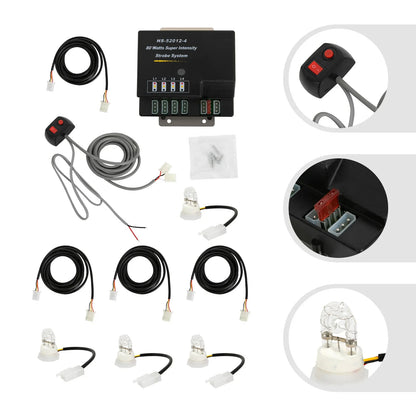 4-Bulb Hideaway Strobe Kit