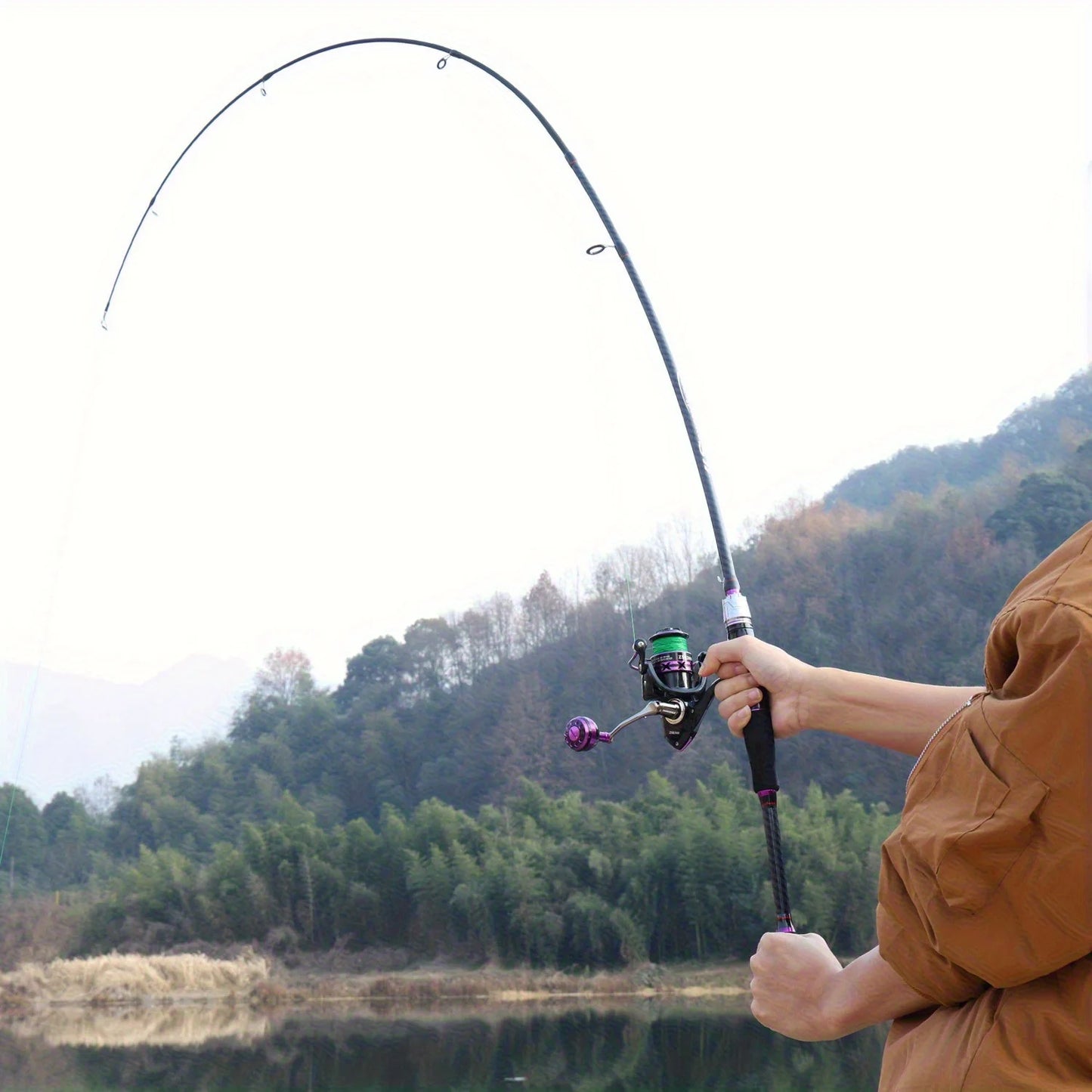 Telescopic Fast Action Carbon Fiber Fishing Rod