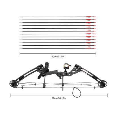 Compound Bow Adjustable Draw Weight and Length