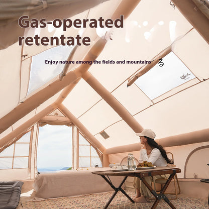 Luxury Inflatable Tents With Stove Plug,