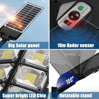LED Solar-Powered Waterproof Lighting