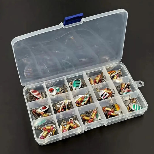 30pcs Fishing Lure with Treble Hook