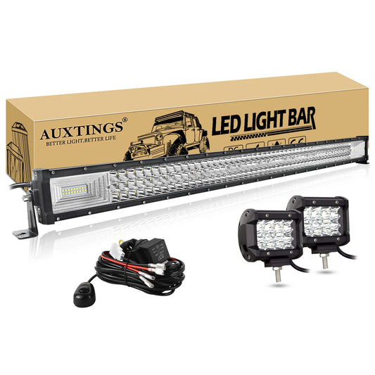 52in 270W-675W Off Road LED Light Bar Truck ATV Boat