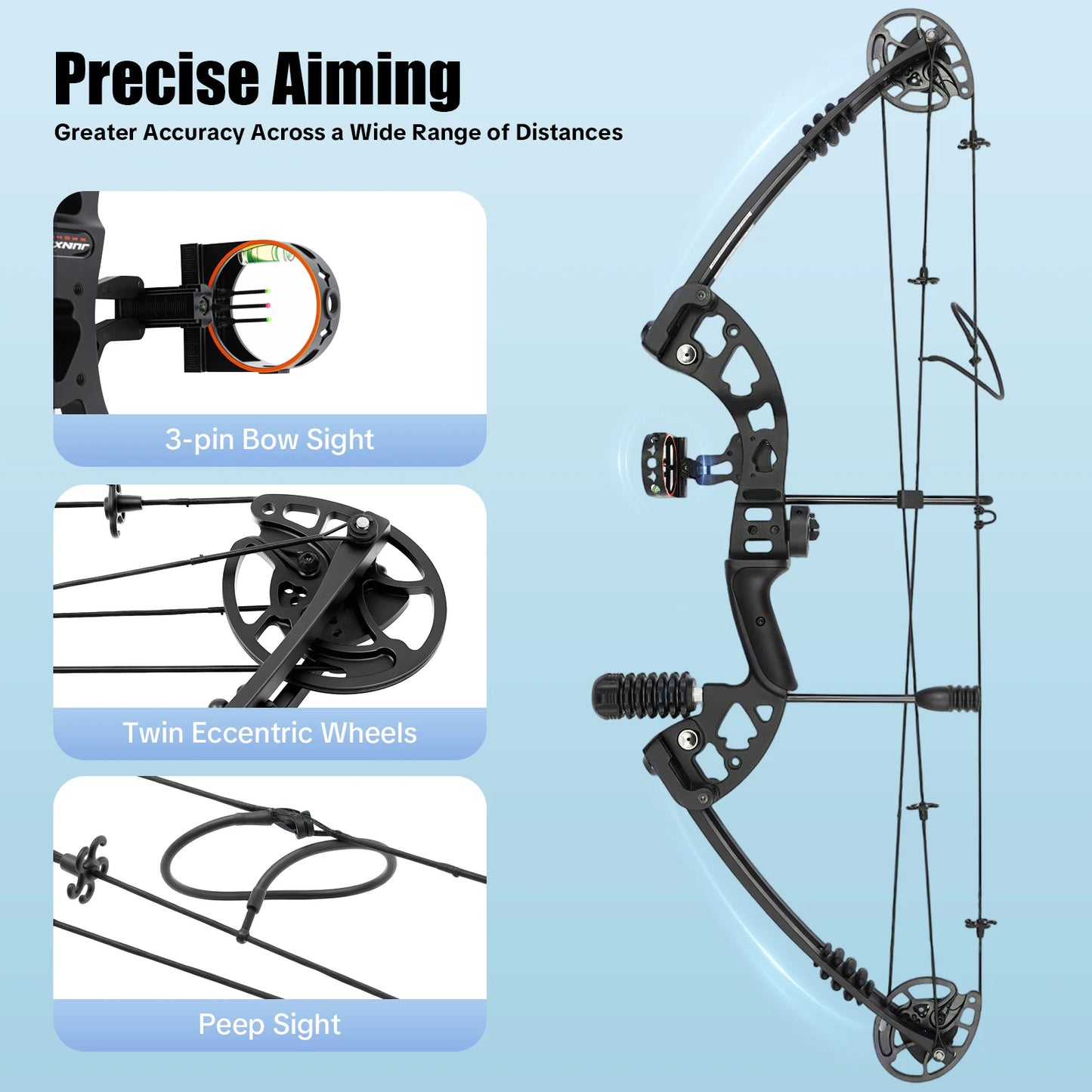 Compound Bow Adjustable Draw Weight and Length