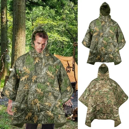 Wearable Sleeping Bag Hooded Poncho