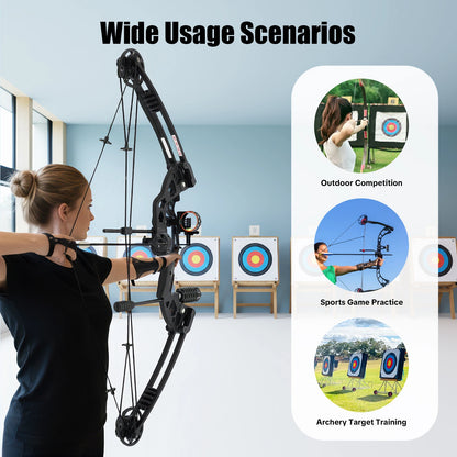 Compound Bow Adjustable Draw Weight and Length