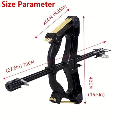 Compound Bow Multi Strand Rubber Band Slingshot