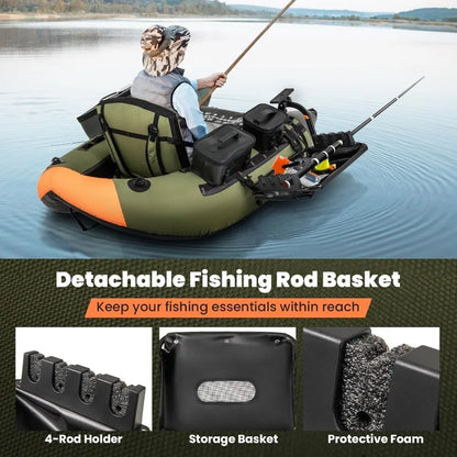 Inflatable Fishing Float Tube