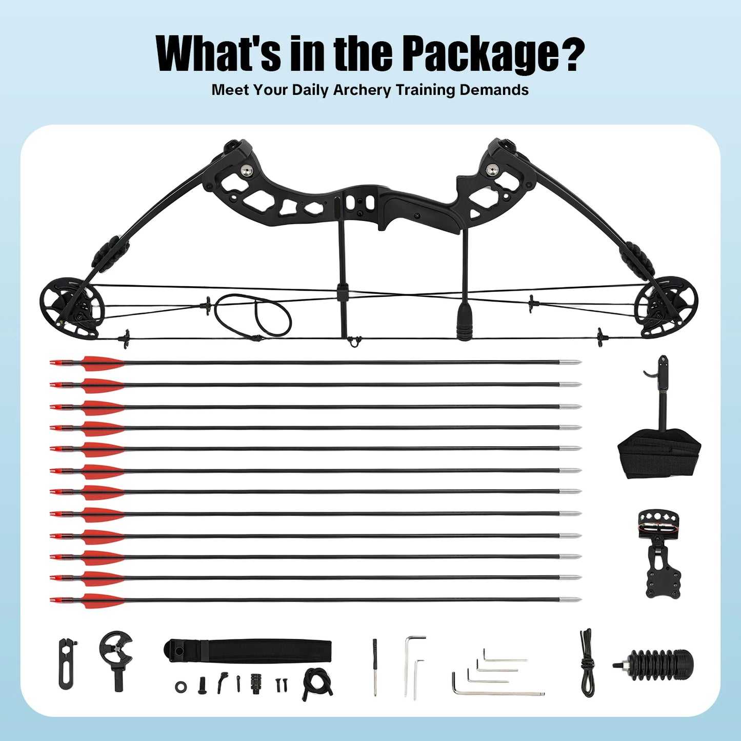 Compound Bow Adjustable Draw Weight and Length