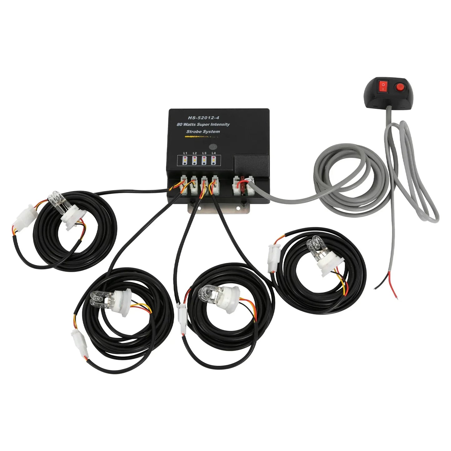 4-Bulb Hideaway Strobe Kit