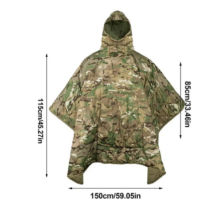 Wearable Sleeping Bag Hooded Poncho