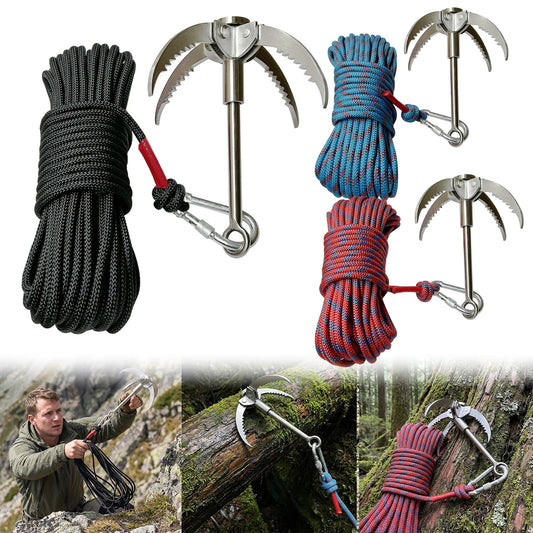 Grappling Hooks with 20M Auxiliary Rope